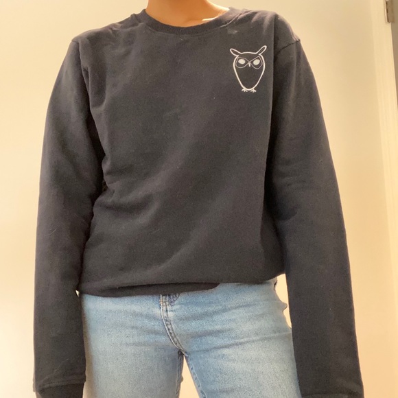 Navy Knowledge Cotton Apparel Crewneck BNWT - Picture 4 of 4